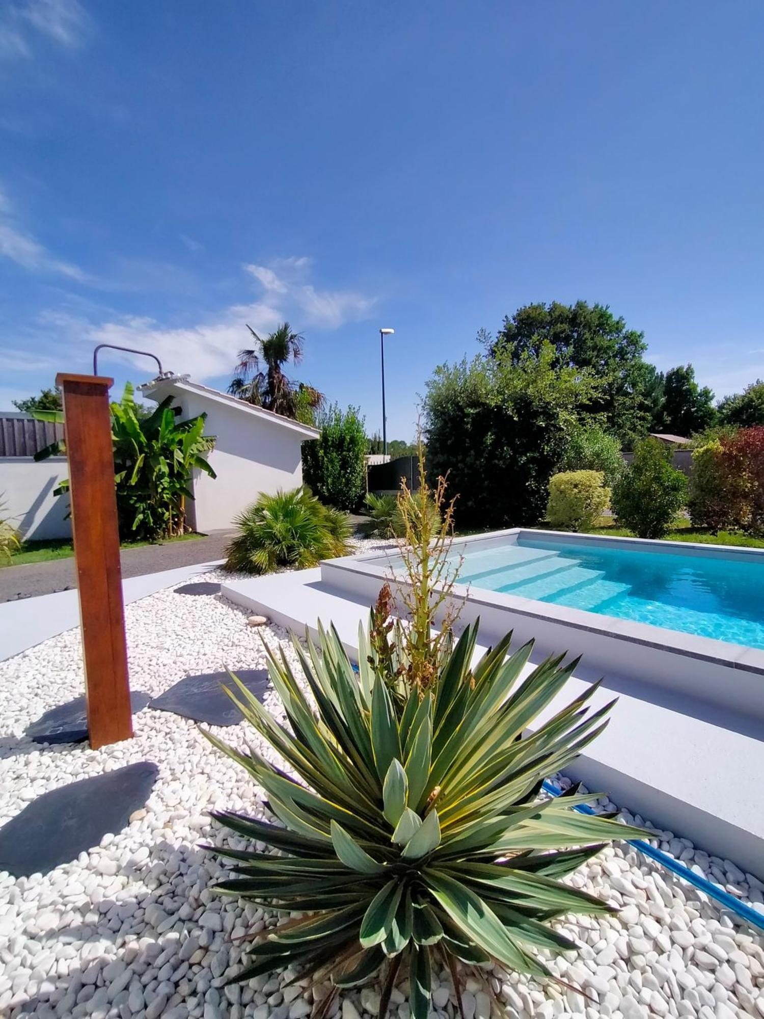 Gite Avec Piscine Et Espace Bien-Etre Partages Entre Bordeaux Et Lacanau Ocean (Adults Only) Brach Exterior foto